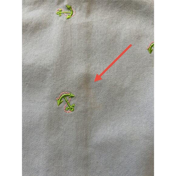 Vintage LL Bean Embroidered Anchors Sleeveless Dress, Size 5/6 - Picture 8 of 8